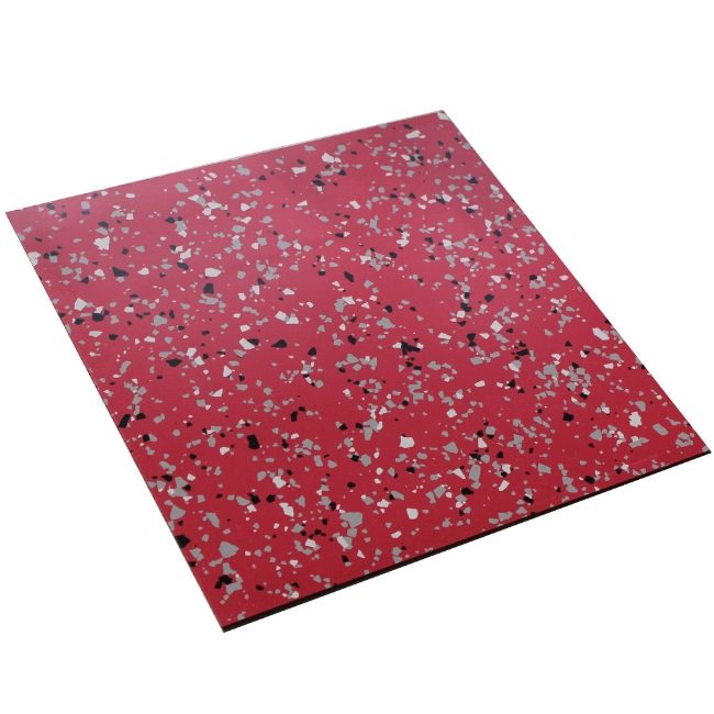 Hovi Rae Fuschia Red Vinyl Floor Tile