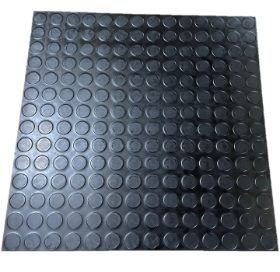 Remp Zero 4mm Black Rubber Flooring Tiles