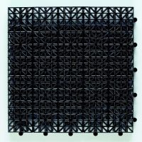 Versatile Black Duckboard Tiles