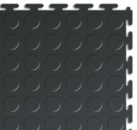 Interlay 5.5mm Recycled Black Interlocking Tiles
