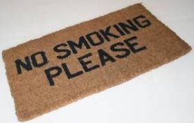 NO SMOKING,PLEASE 68CM X 40CM