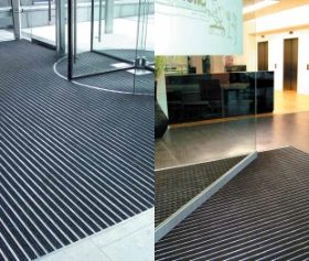 Grime Range of aluminium entrance matting systems